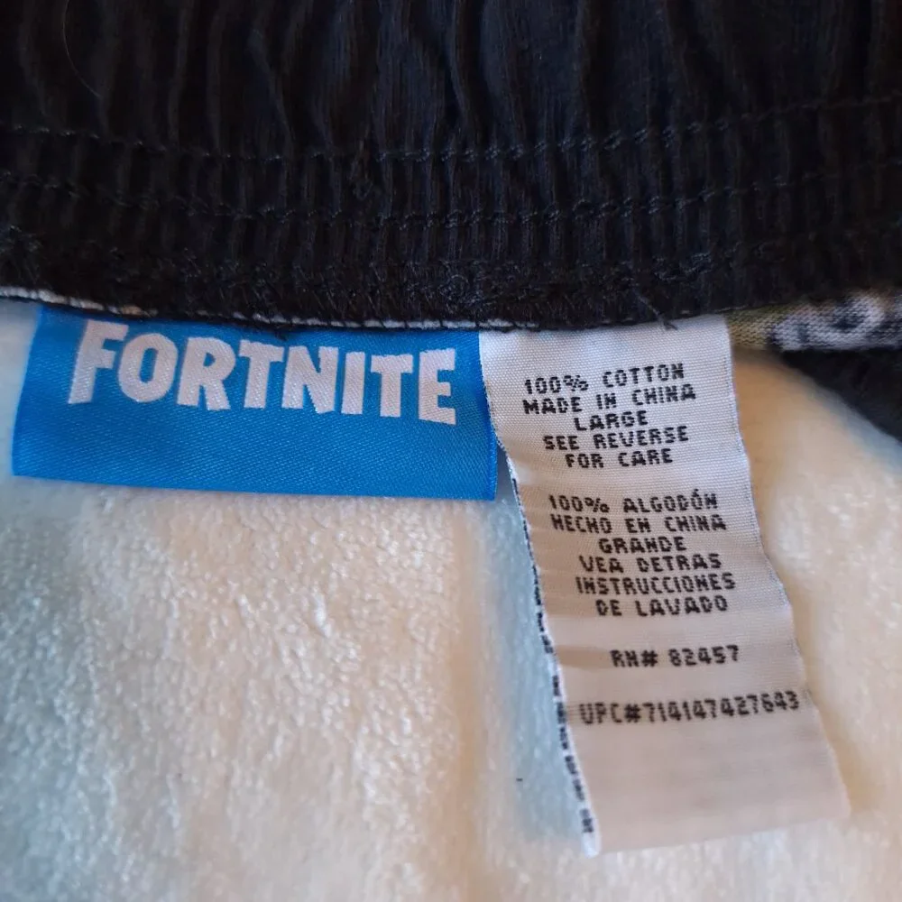 2019 Fortnite Men's Wildcard Sleep Shorts‎ Size Large Lounge Gamer